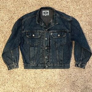 Vintage 90s Levi’s Silvertab Type 2 Acid Wash Denim Blue Jean Jacket Unisex
